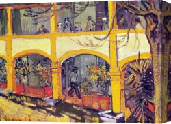 The Bedroom at Arles Canvas Paintings - Arles hospital 1 by Vincent van Gogh