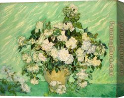 Heart of The Rose Canvas Paintings - Roses by Vincent van Gogh