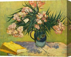 The Voyage of Life Manhood Canvas Paintings - Still Life with oleander by Vincent van Gogh