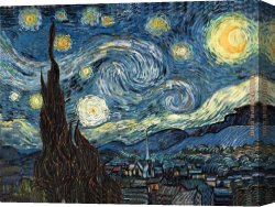 The Night Patrol at Smyrna Canvas Paintings - The Starry Night 2 by Vincent van Gogh