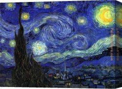 The Night Patrol at Smyrna Canvas Paintings - The Starry Night by Vincent van Gogh