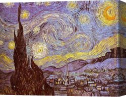 The Night Patrol at Smyrna Canvas Paintings - The Starry Night Saint-Remy by Vincent van Gogh