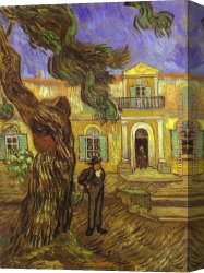 Pear Tree Canvas Paintings - Tree and Man by Vincent van Gogh