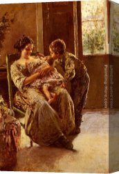 The Kiss Canvas Paintings - The Kiss by Vincenzo Irolli