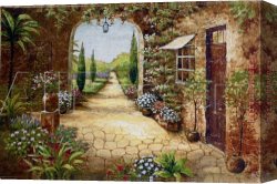 Secret Garden I Canvas Paintings - Secret Garden Ia by Vivian Flasch