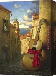 Romance Canvas Paintings - Romance for Juliet by Vladimir Kush