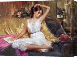 Vladimir Canvas Paintings - Beauty by Vladimir Volegov