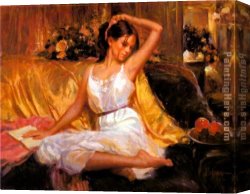 Vladimir Canvas Paintings - Beauty warm by Vladimir Volegov