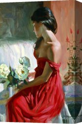 Heart of The Rose Canvas Paintings - from a rose by Vladimir Volegov