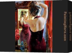 Vladimir Canvas Paintings - reflection by Vladimir Volegov