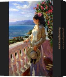 Vladimir Canvas Paintings - Spanish Beauty by Vladimir Volegov