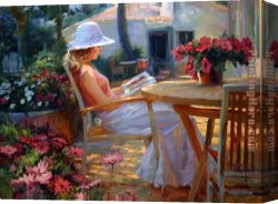 Summer Canvas Paintings - Summers Novel eml by Vladimir Volegov