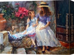 A Special Moment I Canvas Paintings - The Sweetest Moment by Vladimir Volegov