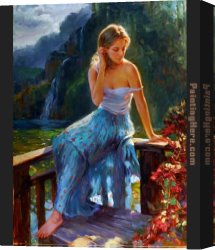 Vladimir Canvas Paintings - Tropical Afternoon by Vladimir Volegov