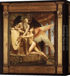 Walter Canvas Paintings - The Roll of Fate by Walter Crane