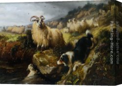 Walter Canvas Paintings - The Rescue by Walter Hunt