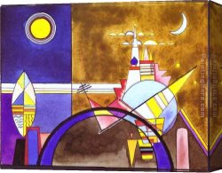 Picture of The Last Supper II Canvas Paintings - Picture XVI by Wassily Kandinsky