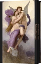 Bouguereau Canvas Paintings - The Abduction of Psyche by William Bouguereau