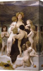 Bouguereau Canvas Paintings - The Motherland by William Bouguereau