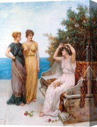 Oliver Canvas Paintings - In The Summertime of the Heart by William Oliver