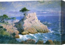 California Canvas Paintings - Midway Point, California by William Stanley Haseltine