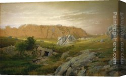 William Trost Richards Canvas Paintings - Paradise, Newport by William Trost Richards
