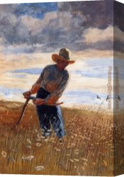 Homer Canvas Paintings - Homer The Reaper by Winslow Homer
