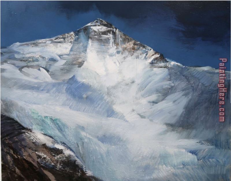Everest1 Komp painting - 2010 Everest1 Komp art painting