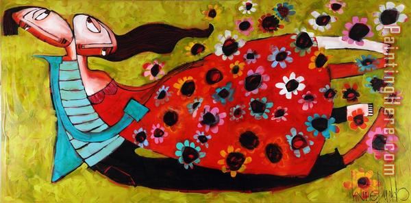 The Blossom of Love painting - 2011 The Blossom of Love art painting