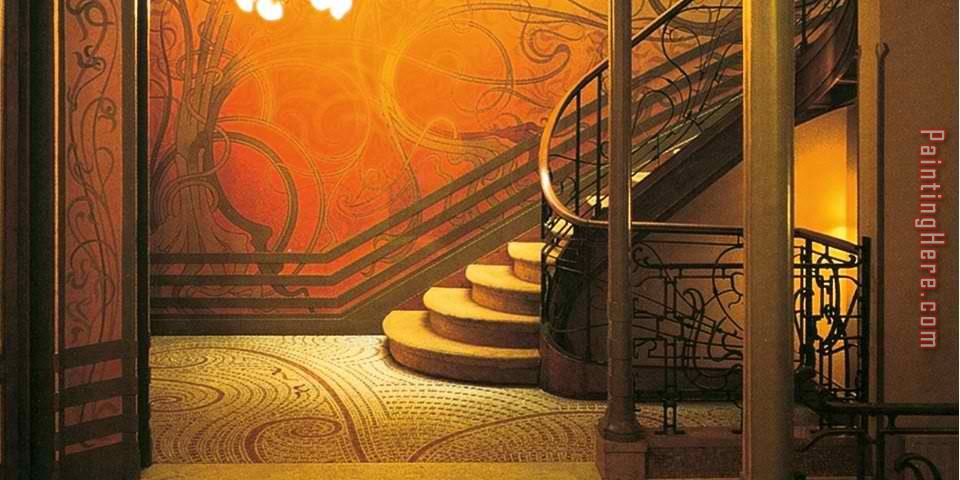 Art Nouveau painting - 2017 new Art Nouveau art painting