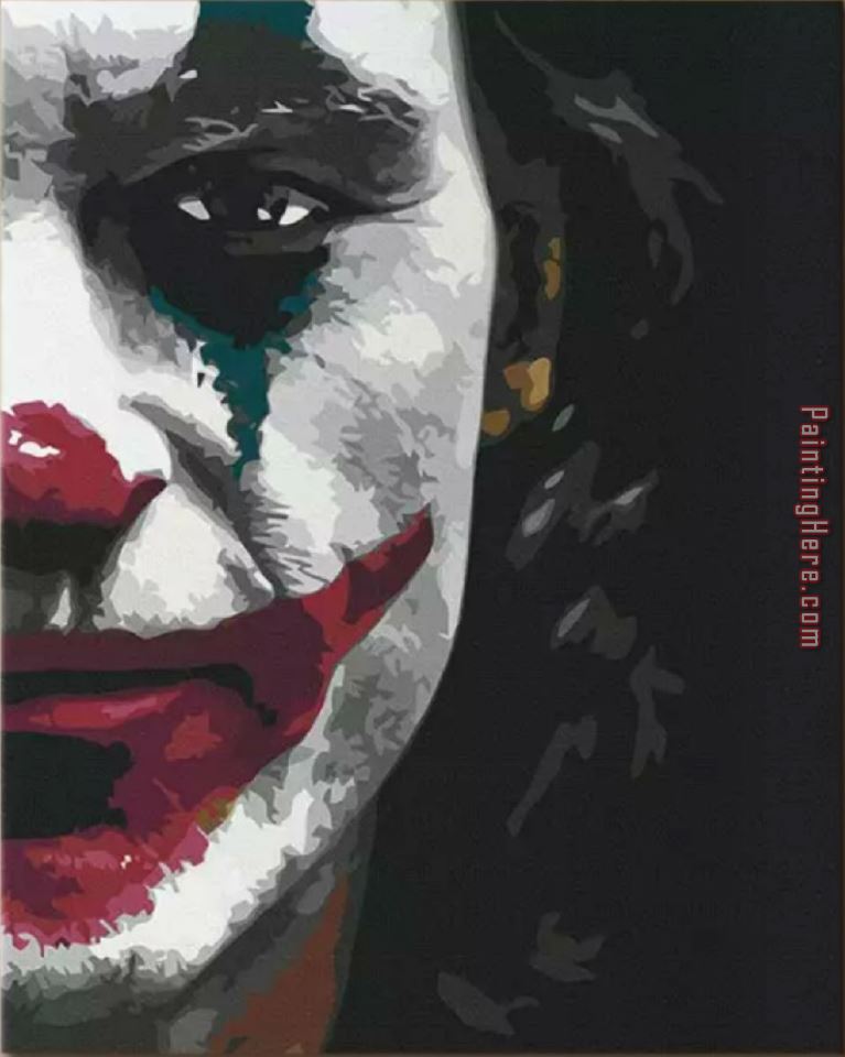 Joker painting - 2017 new Joker art painting Joker painting - 2017 new Joker art painting