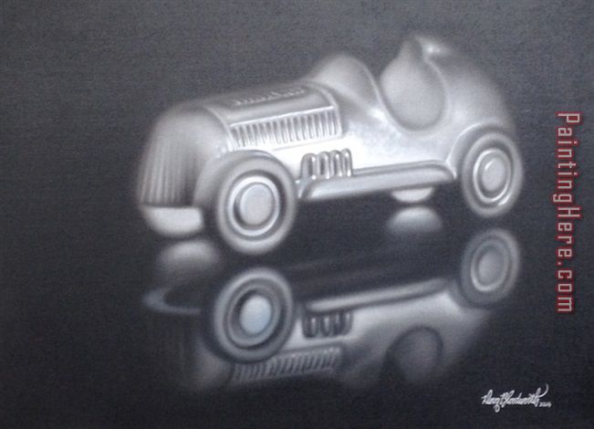 Monopoly Car painting - 2017 new Monopoly Car art painting