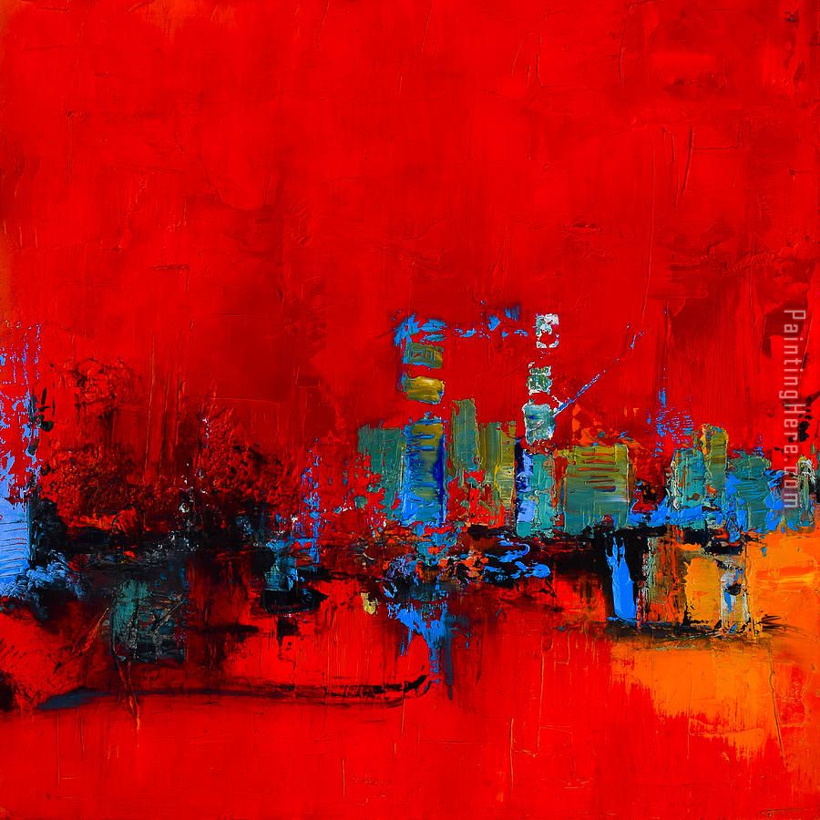 Red Inspiration painting - 2017 new Red Inspiration art painting