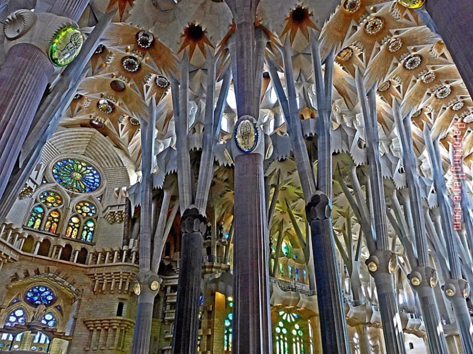 Sagrada Familia painting - 2017 new Sagrada Familia art painting