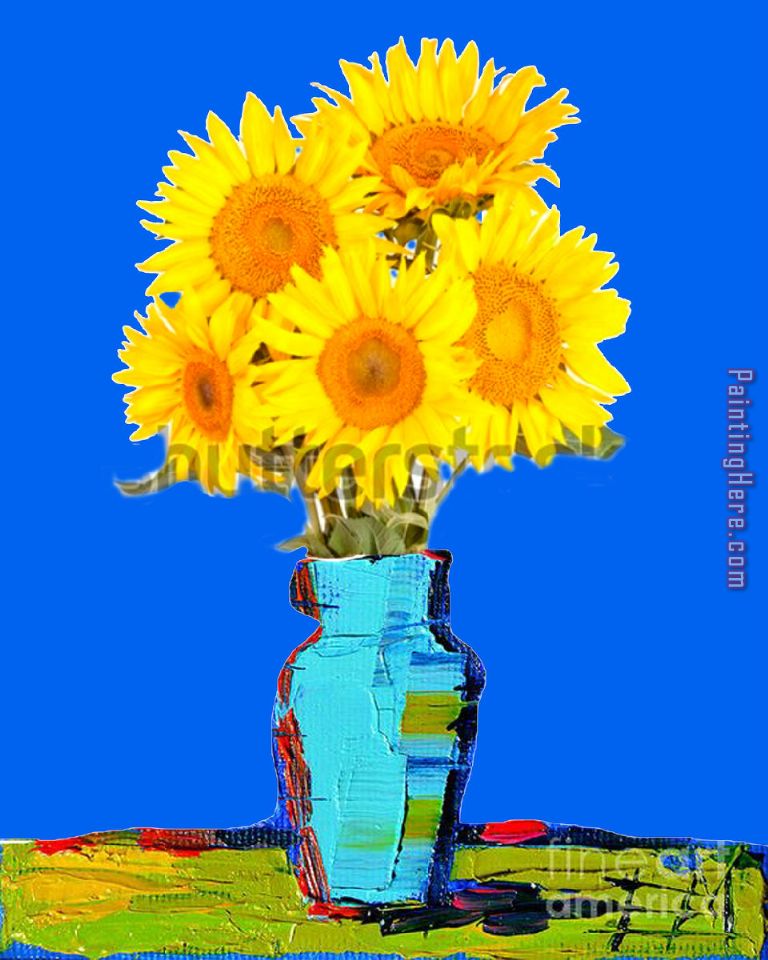Sunflowers-2 painting - 2017 new Sunflowers-2 art painting