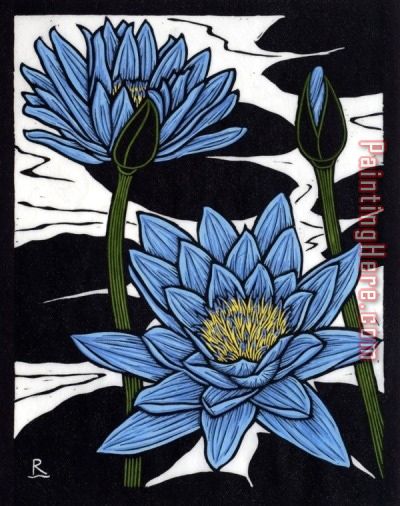 Waterlily painting - 2017 new Waterlily art painting