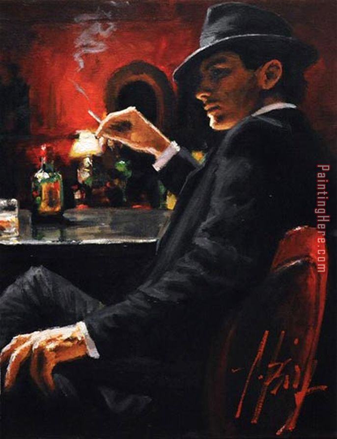 Fabian Perez Whiskey at Las Brujas VII painting anysize 50% off ...