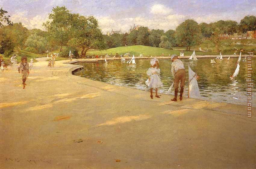 singer sargent a morning walk