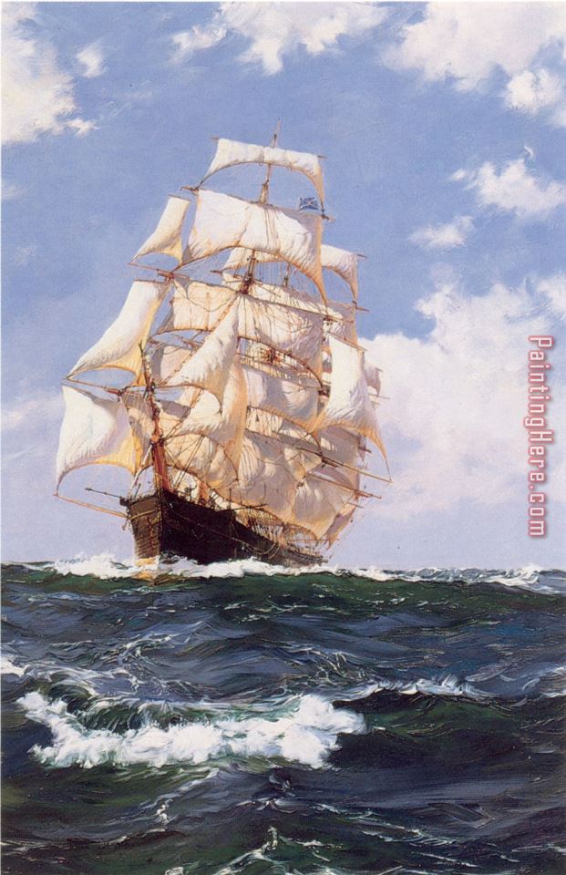 Dawson Ship painting - Montague Dawson Dawson Ship art painting