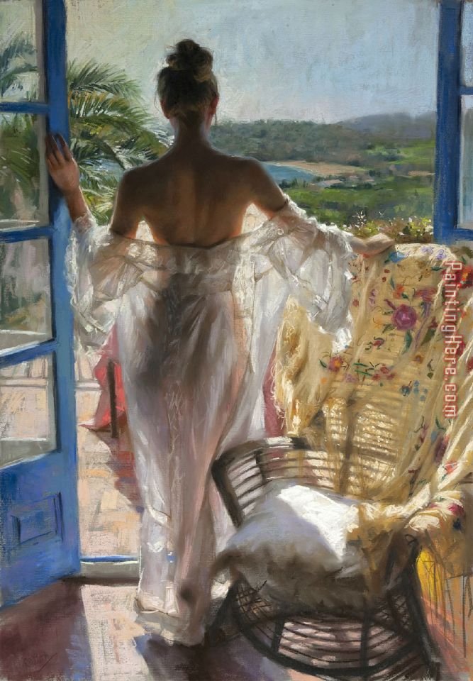 Holiday in Village painting - Vicente Romero Redondo Holiday in Village art painting