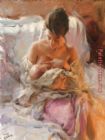 Young Mother by Vicente Romero Redondo
