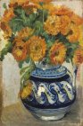 Vincent van Gogh Still Life of Marigolds in a Westerwald Jug