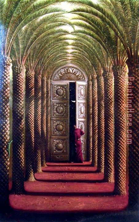 Doors of The Night painting - Vladimir Kush Doors of The Night art painting