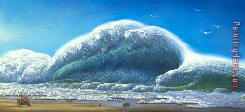 Ocean Roar by Vladimir Kush